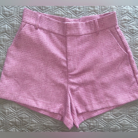 Lillet x Emily in Paris outfit season 4 pink tweed short red blouse wool Beret M - Picture 4 of 16